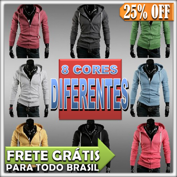 Moletom Slim Simple PROMOÇÃO